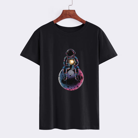 Astronaut Moon Graphic T-Shirt
