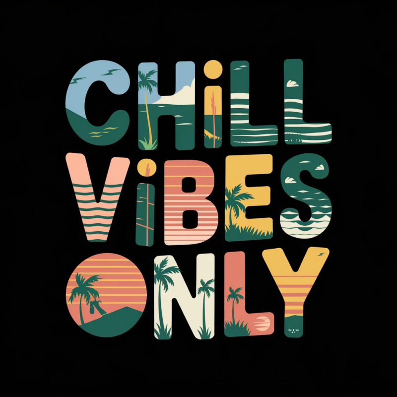 Chill Vibes Graphic Tee - Trendy Summer T-Shirt