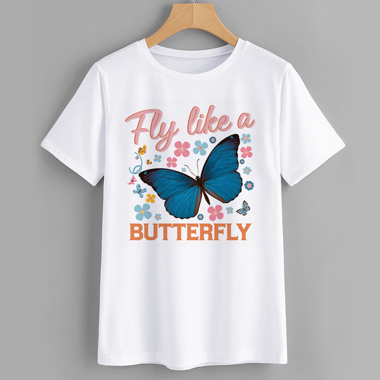 Fly Like a Butterfly Graphic T-Shirt