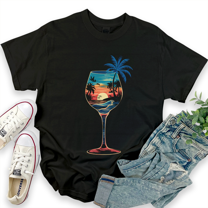 Beach Pattern T-shirt