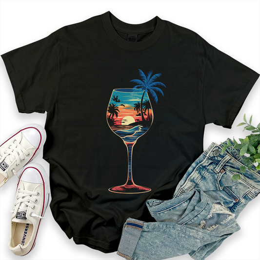 Beach Pattern T-shirt