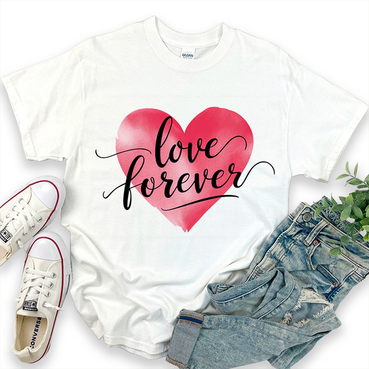Love Forever Valentine's Day T-shirt