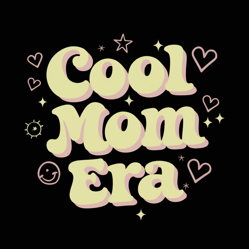 Cool Mom Era T-shirt - Trendy Graphic Tee for Moms