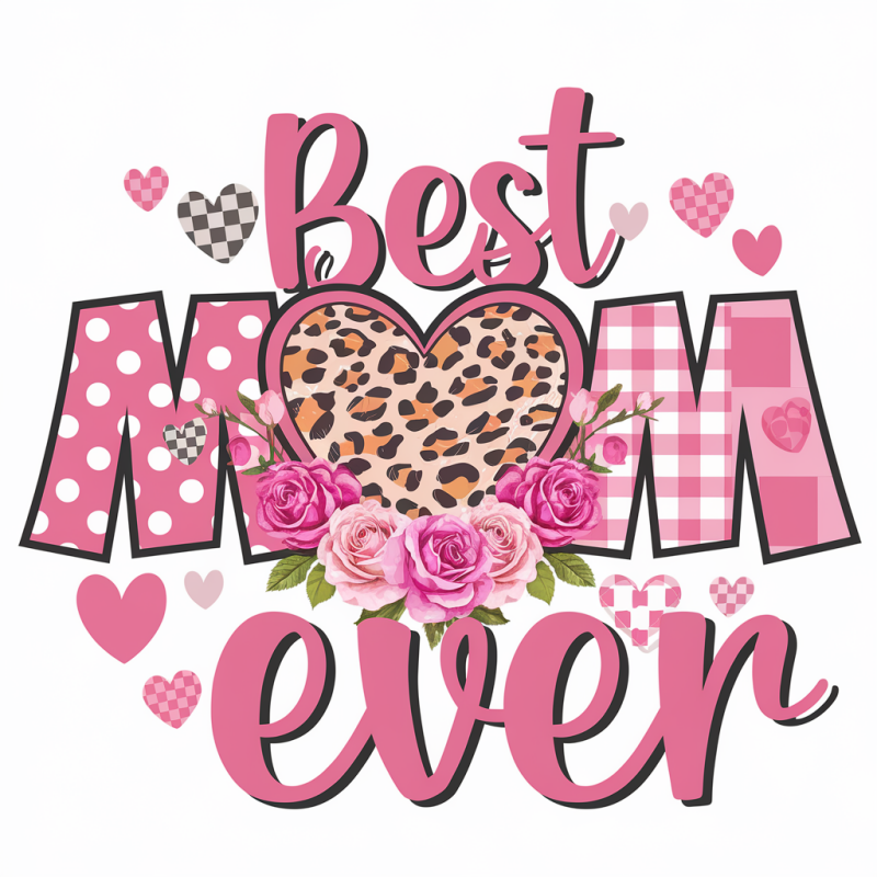 Cute Best Mom Ever Cotton T-Shirt