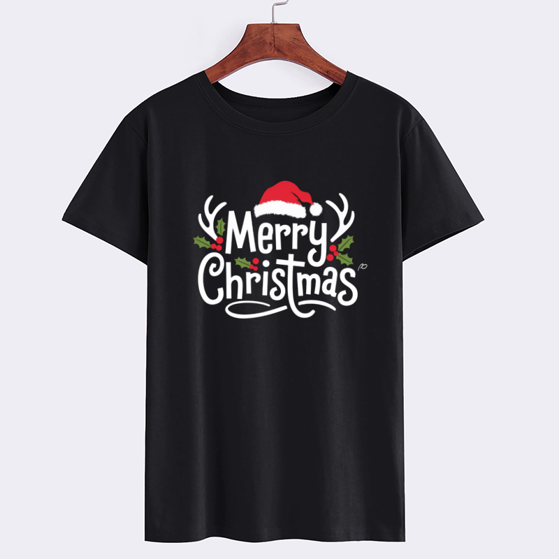 Festive Merry Christmas Graphic T-Shirt