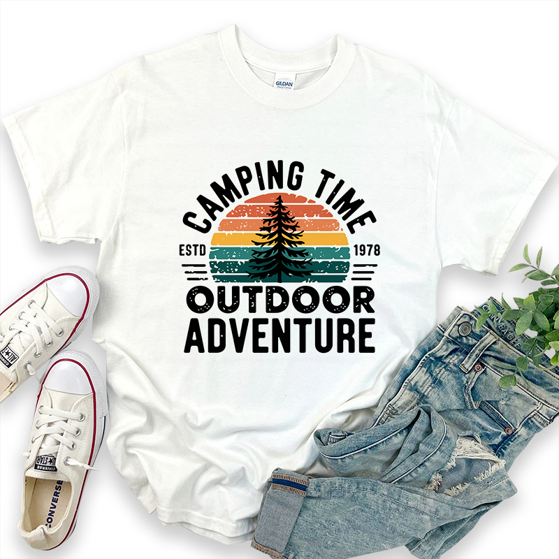 Outdoor Camping Graphic Top - ESTD 1978