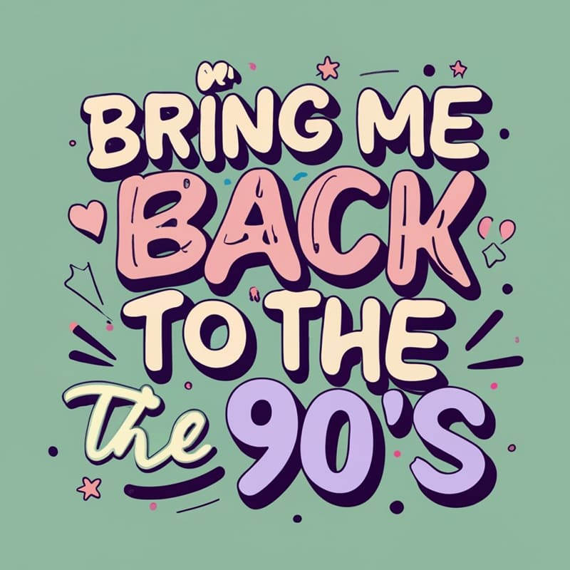 Bring Me Back to the 90's Vintage Graphic T-Shirt