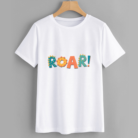 Dinosaur ROAR Graphic T-Shirt for Kids