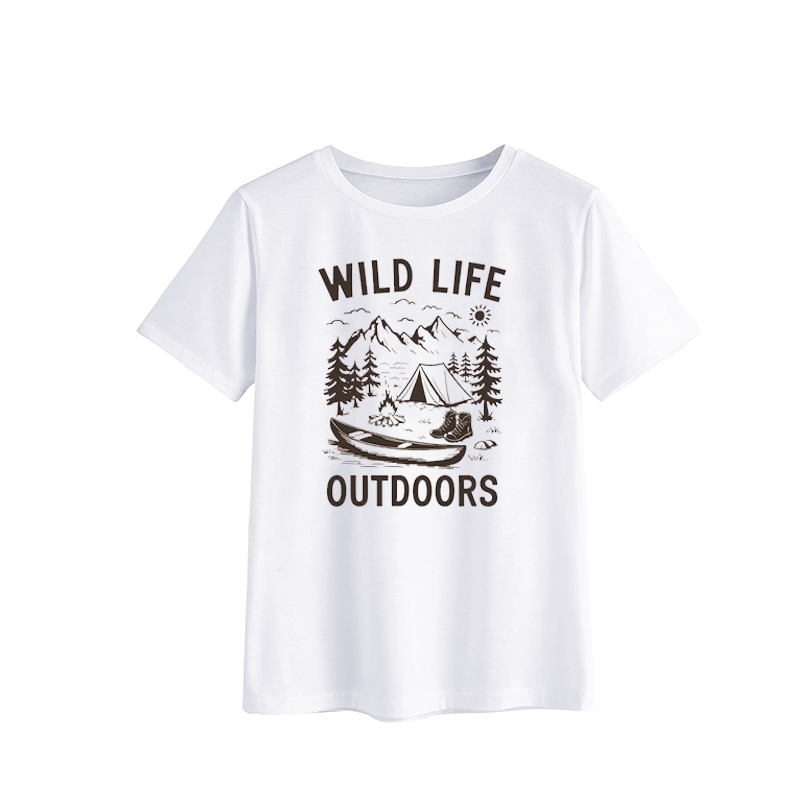 Wild Life Outdoors Graphic T-Shirt