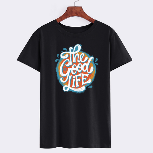 UrbanStyle The Good Life Graphic Cotton T-Shirt