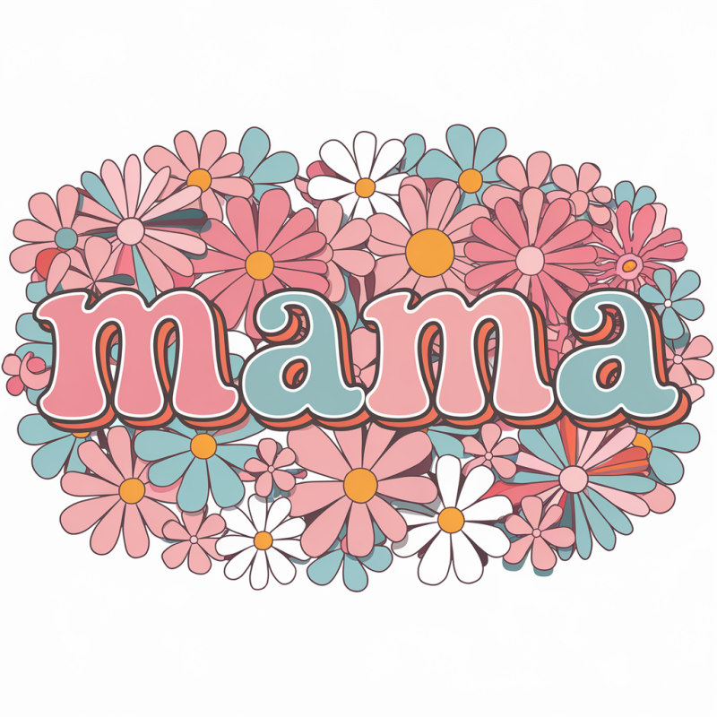 Floral Mama Graphic T-Shirt