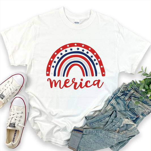 Independence Day Graphic Top America T-Shirt