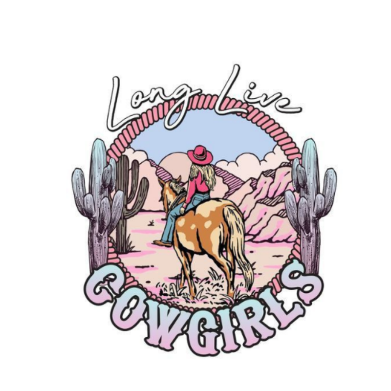 Long Live Cowgirls Graphic T-Shirt