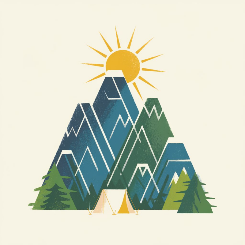 Mountain Adventure Graphic T-Shirt