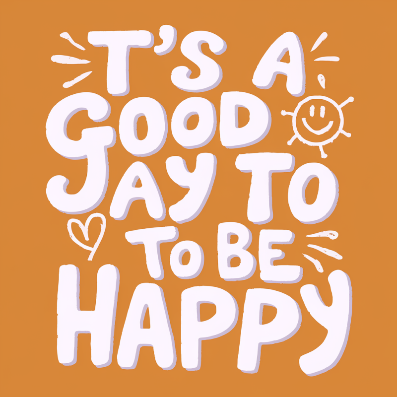Good Day to Be Happy Graphic T-Shirt