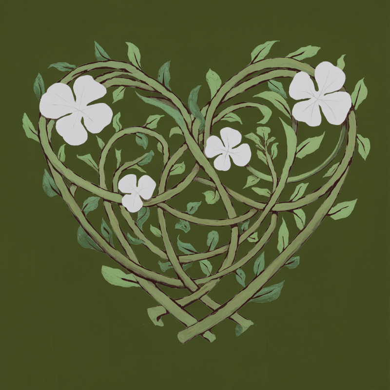 NatureVine Black Cotton T-shirt