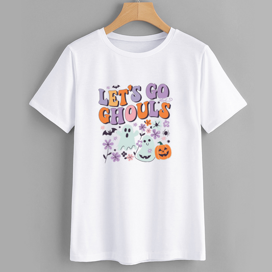 Let's Go Ghouls Halloween Graphic T-Shirt