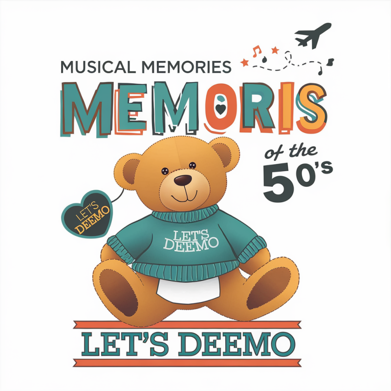 Musical Memories 50s Bear Graphic T-Shirt
