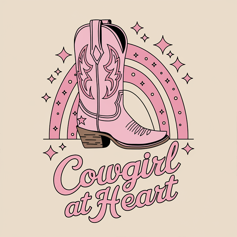 Western Cowgirl Graphic T-Shirt