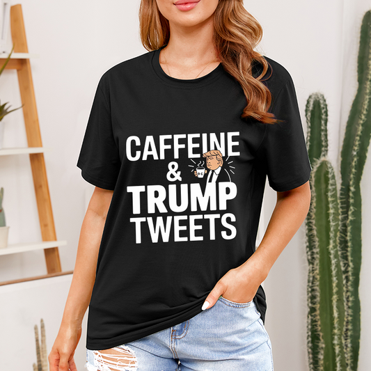 Caffeine & Trump Tweets T-shirt
