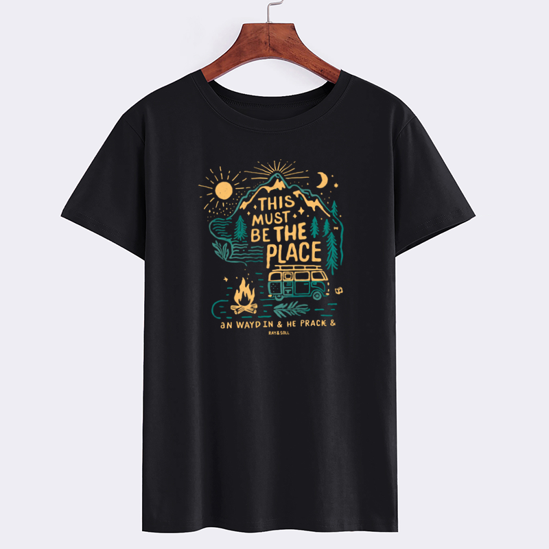 Adventure Awaits Graphic T-Shirt - This Must Be The Place