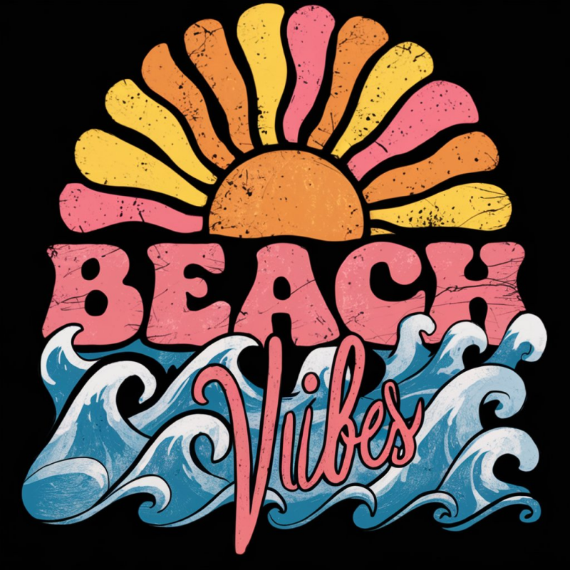 Beach Vibes Graphic T-Shirt