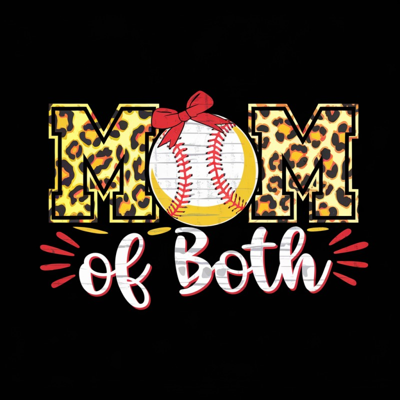 Leopard Print Baseball Mom T-Shirt