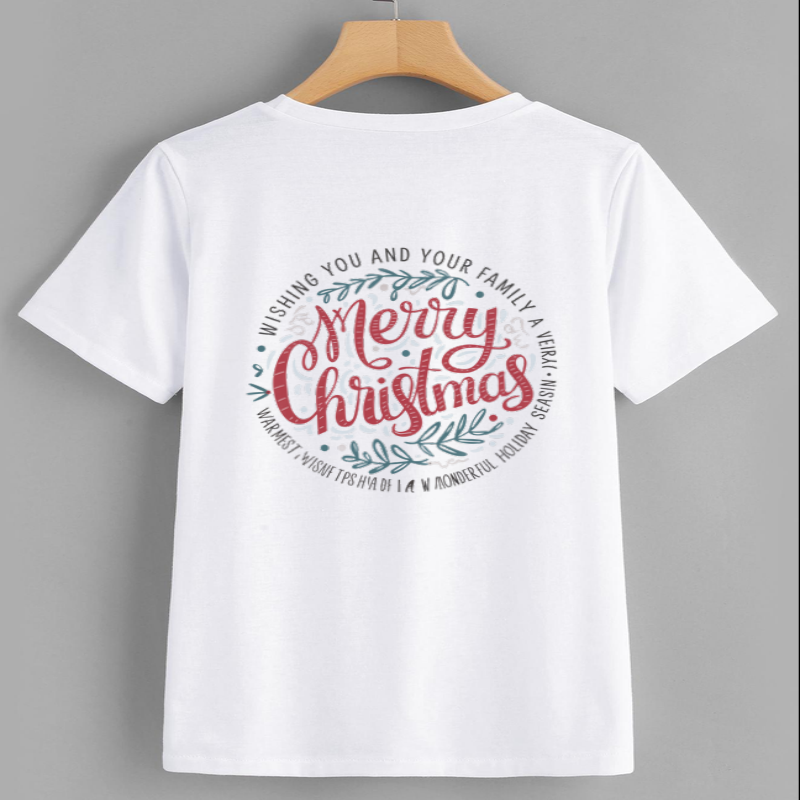Merry Christmas Graphic Tee for Holiday Cheer