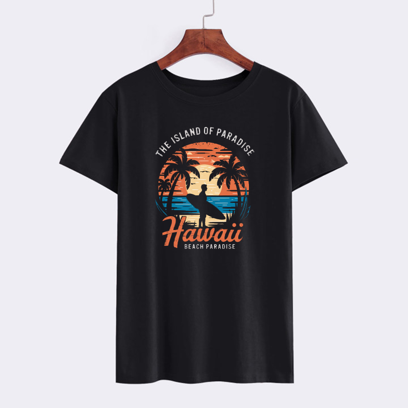 Hawaii Beach Paradise Graphic T-Shirt