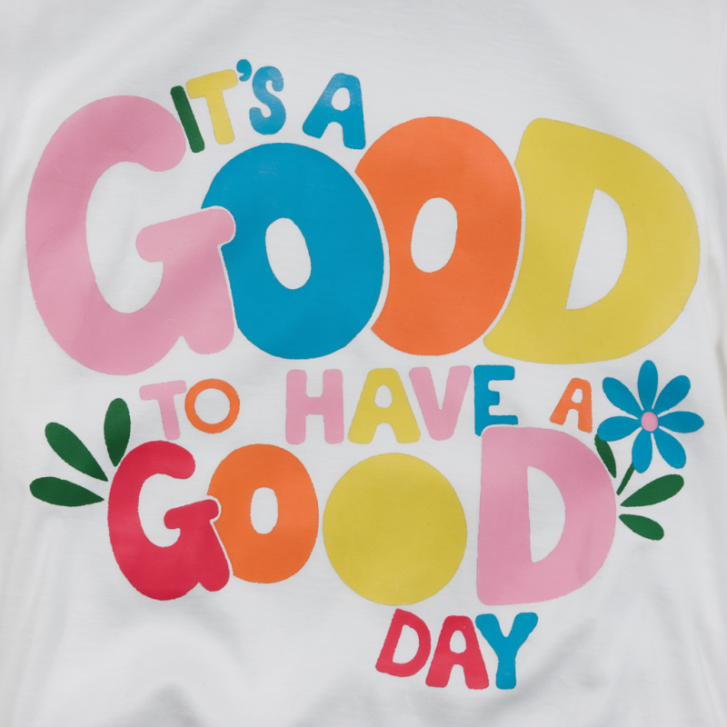 It's a Good Day Graphic Tee - Positive Message Casual Shirt