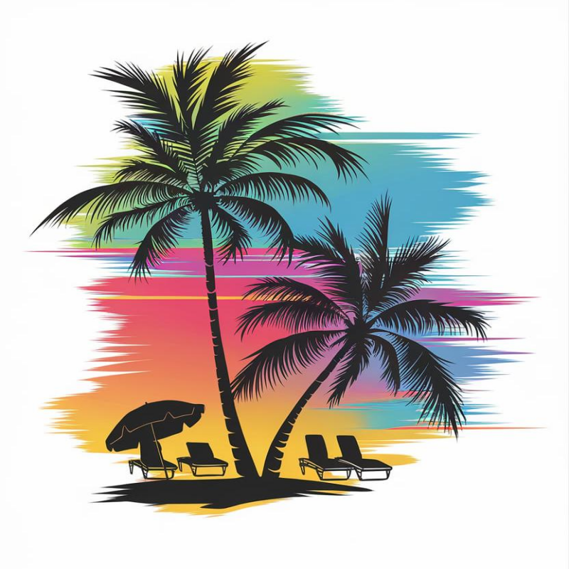 Summer Paradise Graphic T-Shirt