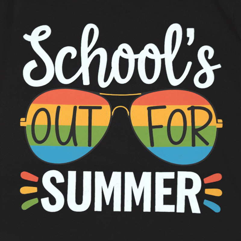 School's Out For Summer Graphic T-Shirt