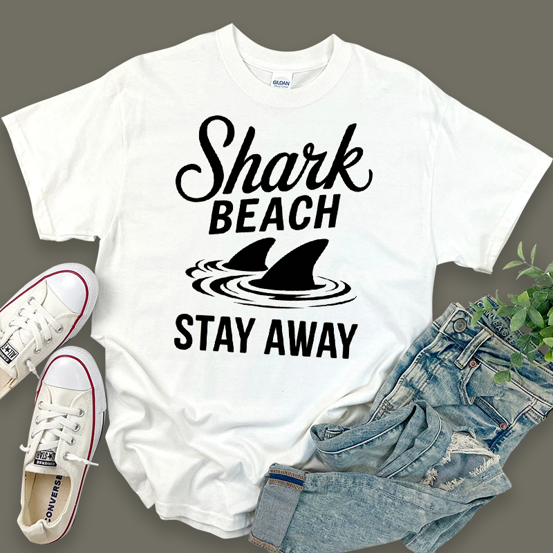 Shark Beach Stay Away T-Shirt