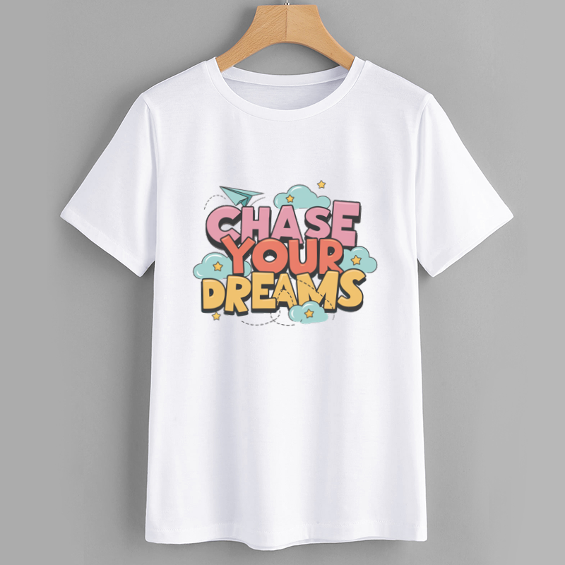 Chase Your Dreams Motivational Graphic T-Shirt