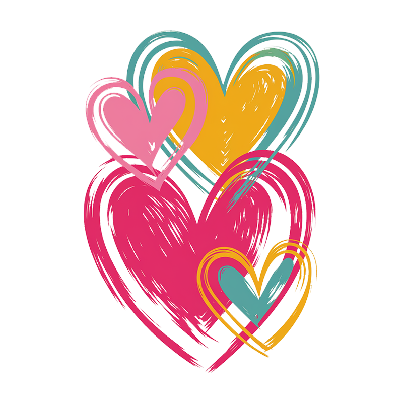 Valentine's Day Love Heart Top Pattern