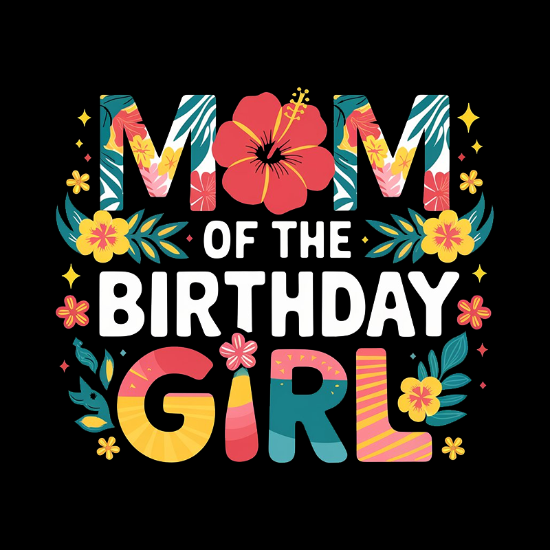 Mom of the Birthday Girl T-Shirt