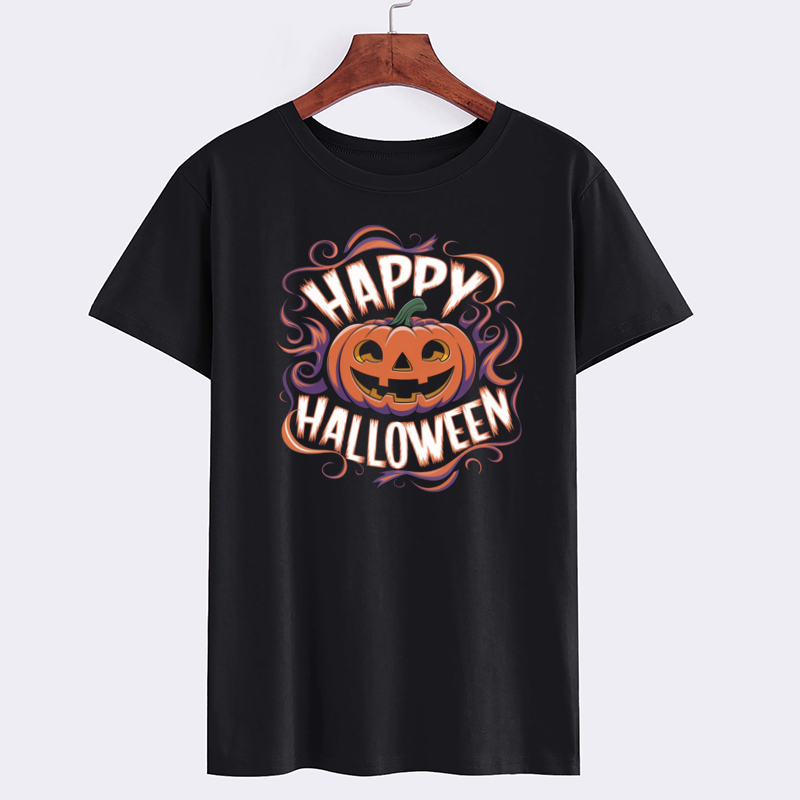 Halloween Pumpkin Graphic T-Shirt