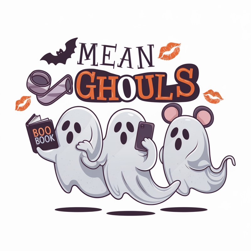 Mean Ghouls Halloween Graphic Tee