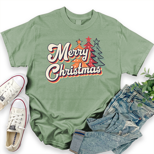 Merry Christmas Pattern T-shirt