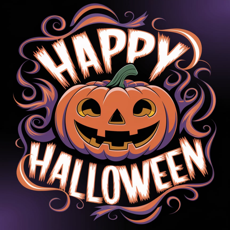 Halloween Pumpkin Graphic T-Shirt