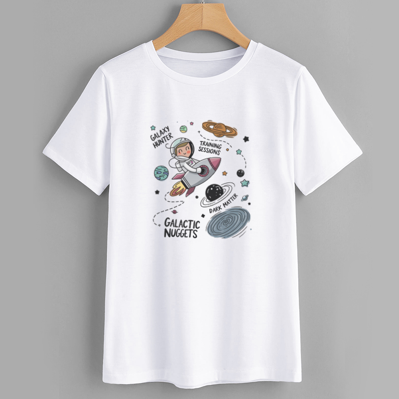 Galaxy Hunter Astronaut Graphic T-Shirt