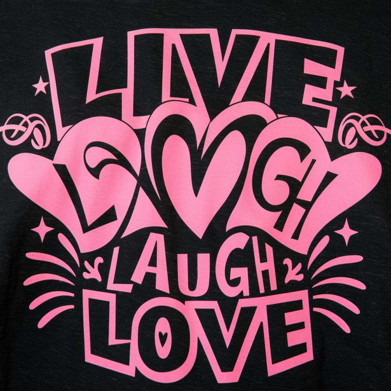 Live Laugh Love Graphic T-Shirt