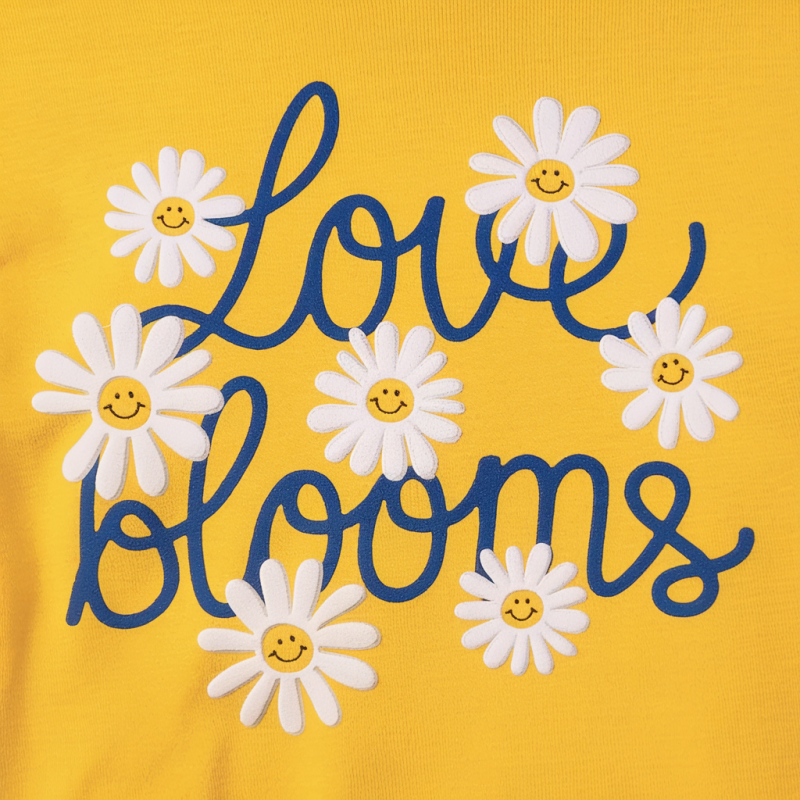 BloomJoy Daisy Love Blooms Cotton T-Shirt