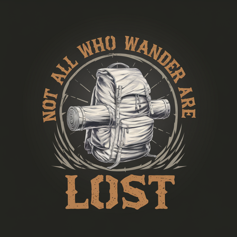 Not All Who Wander Are Lost Graphic T-Shirt