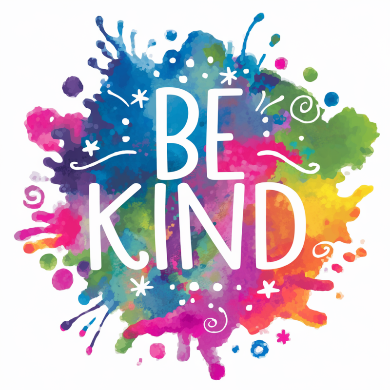 Cotton Be Kind Color Splash T-Shirt