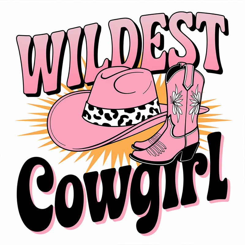 Wildest Cowgirl Graphic T-Shirt