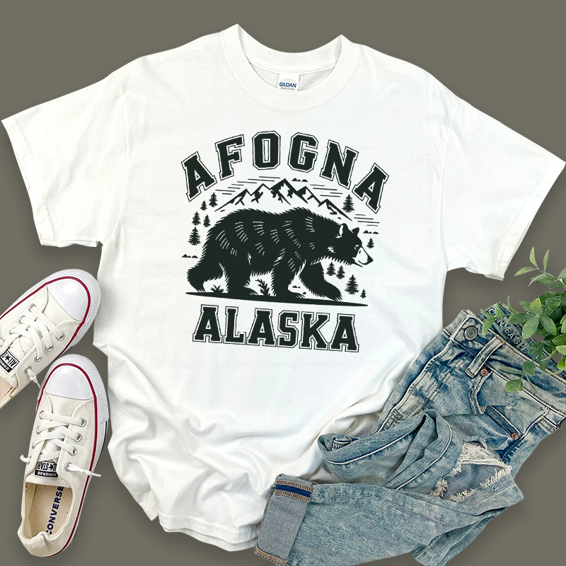 Bear Pattern Top - AFOGNA, Alaska