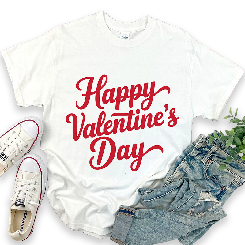 Valentine's Day Pattern Top T-Shirt