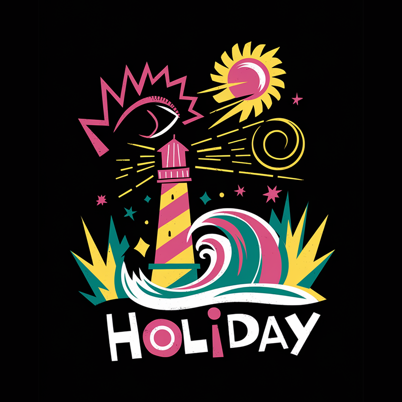 Holiday Lighthouse T-Shirt