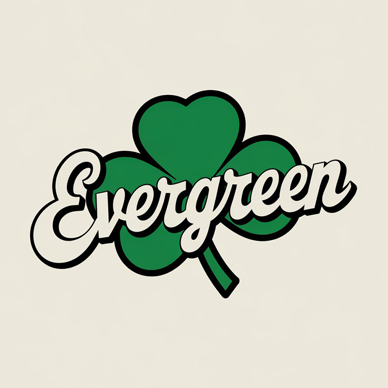 St. Patrick's Day Evergreen Patterned T-Shirt